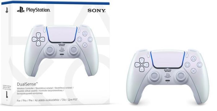 Геймпад PlayStation 5 Dualsense BT, Chrome Pearl