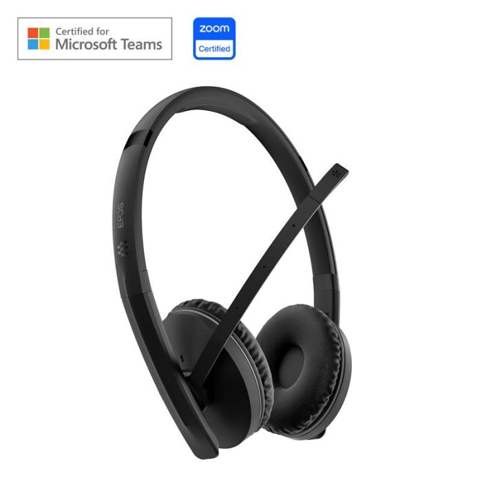 Гарнітура Комп`ютерна стерео On-Ear EPOS C20, Wireless, Uni Mic, Чорний