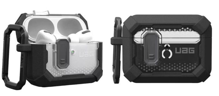 Чохол UAG для AirPods Pro (Gen 3, 2025), Plasma, Black