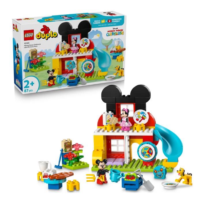 Конструктор LEGO DUPLO Disney Міккі Маус: Клубний будинок з Мінні та Плуто