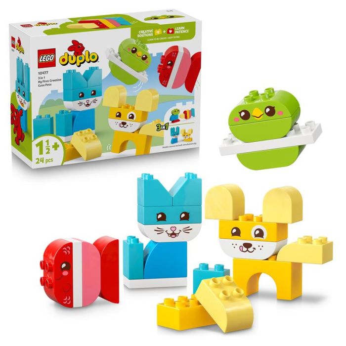 Конструктор LEGO DUPLO My First Чарівні творчі домашні улюбленці 3 в 1