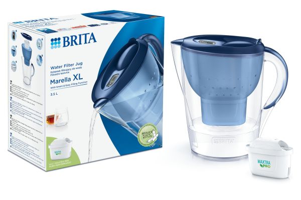 Фільтр-глечик Brita Marella XL Memo MXPro 3.5л (2л очищеної води) з картриджем білий