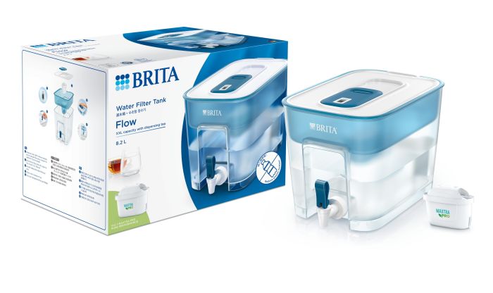 Фільтр-глечик Brita Flow Memo MXPro 8.2л (5.2л очищеної води) з картриджем синій