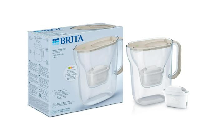 Фільтр-глечик Brita Style Essential MXPro 2.4л (1.4л очищеної води) з картриджем пісочний
