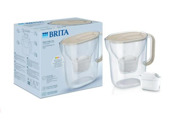 Фільтр-глечик Brita Style Essential XL MXPro 3.6л (2.3л очищеної води) з картриджем пісочний