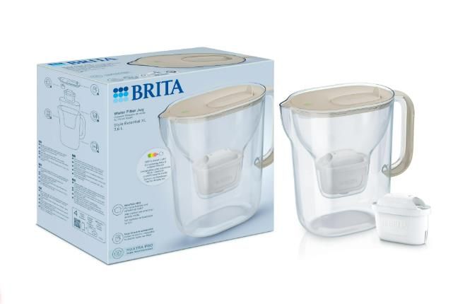 Фільтр-глечик Brita Style Essential XL MXPro 3.6л (2.3л очищеної води) з картриджем пісочний