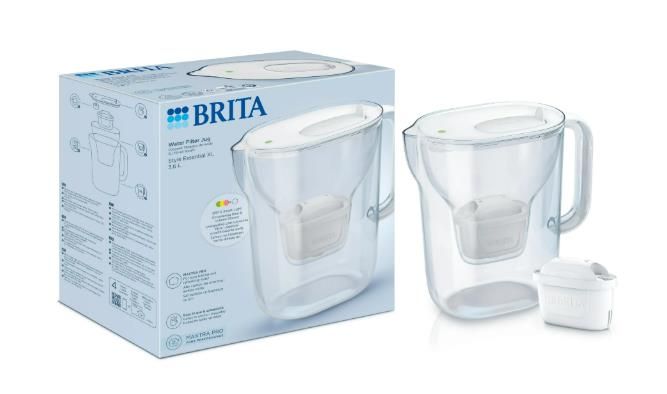 Фільтр-глечик Brita Style Essential XL MXPro 3.6л (2.3л очищеної води) з картриджем білий