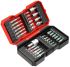 Біти Einhell KWB, 1/4", бітотримач, торцеві головки 3шт, зенківка, SL,PH,PZ,H,T, кейс набір 34шт