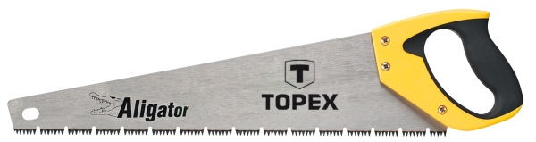 Ножівка по дереву TOPEX Aligator, 450мм, 7TPI