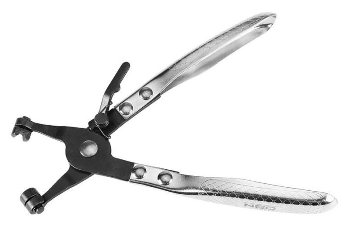 Кліщі для хомутів Neo Tools, 0-45мм, 210мм, самозажимні
