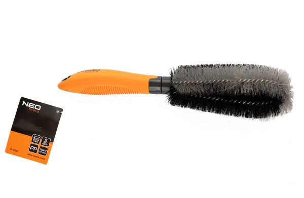 Щітка автомобільна Neo Tools для коліс 31см D 8см