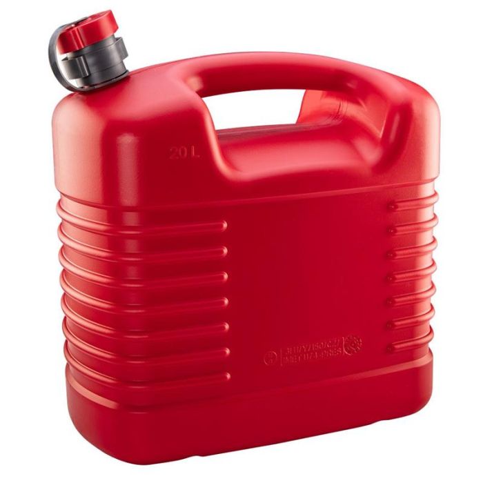 Каністра Neo Tools паливна антистатична 20л пластик HDPE, гнучкий злив, 1.46кг, червоний