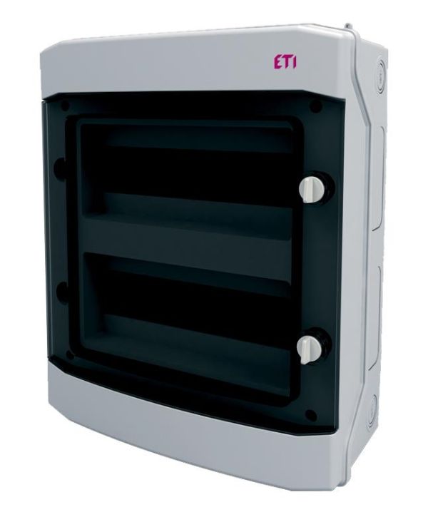 Пластиковий щит ETI, ECH 24PT (24 модулі, зовнішнього виконання IP65)