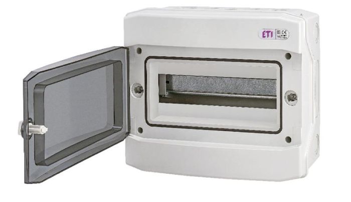 Пластиковий щит ETI, ECH-12PTu (12 модулів, зовнішнього виконання IP65)
