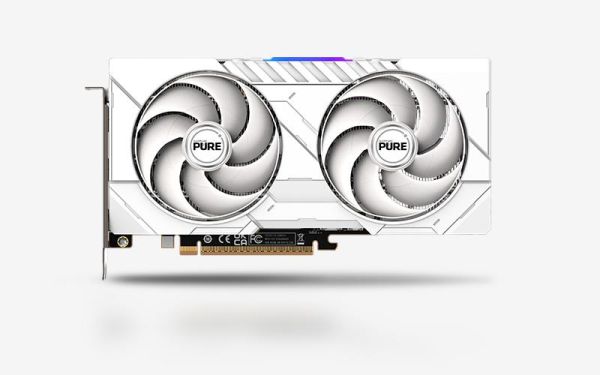 Відеокарта SAPPHIRE Radeon RX 9060 XT 16GB GDDR6 PURE GAMING OC білий