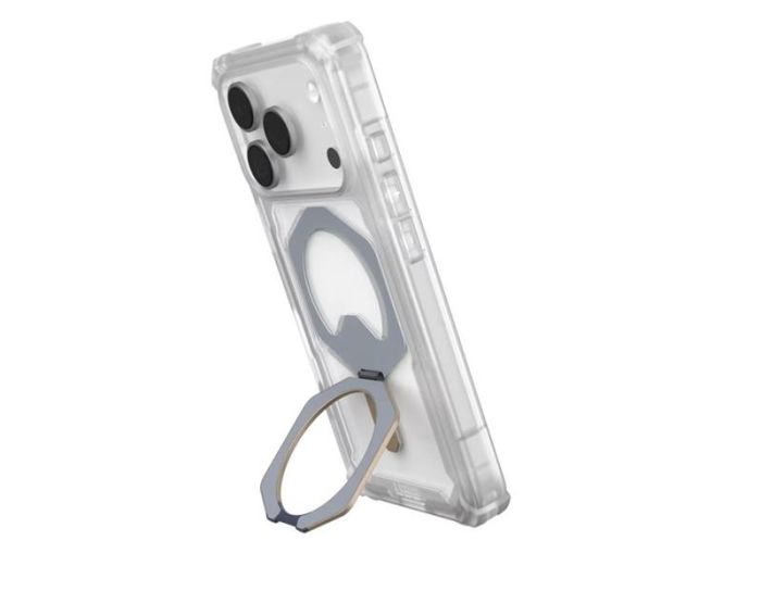 Чохол UAG для iPhone 17 Pro, Plasma XTE MagSafe, Clear/Titanium