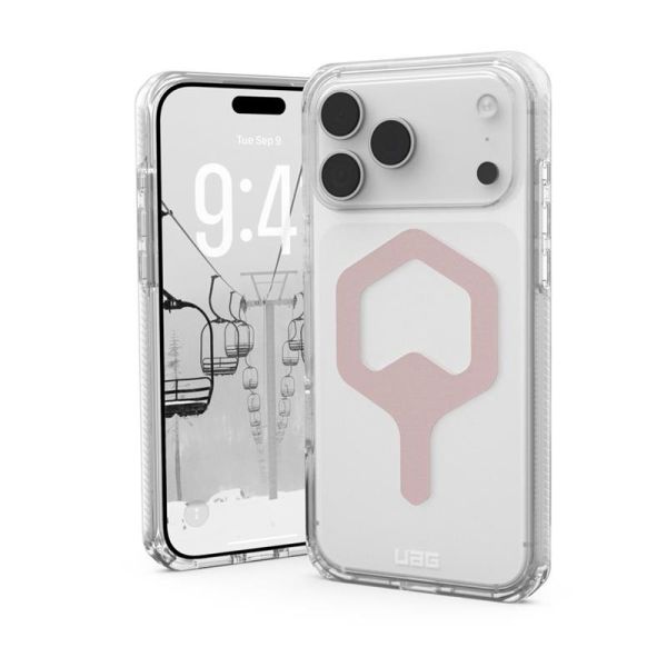 Чохол UAG для iPhone 17 Pro, Plyo MagSafe, Ice/Rose Gold