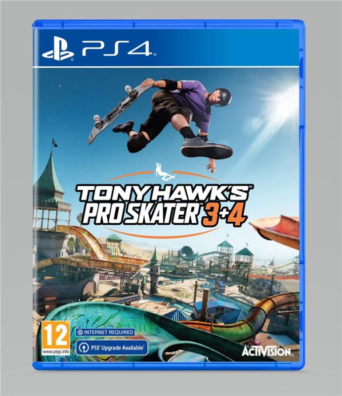 Гра консольна PS4 Tony Hawk Pro Skater 3+4, BD диск