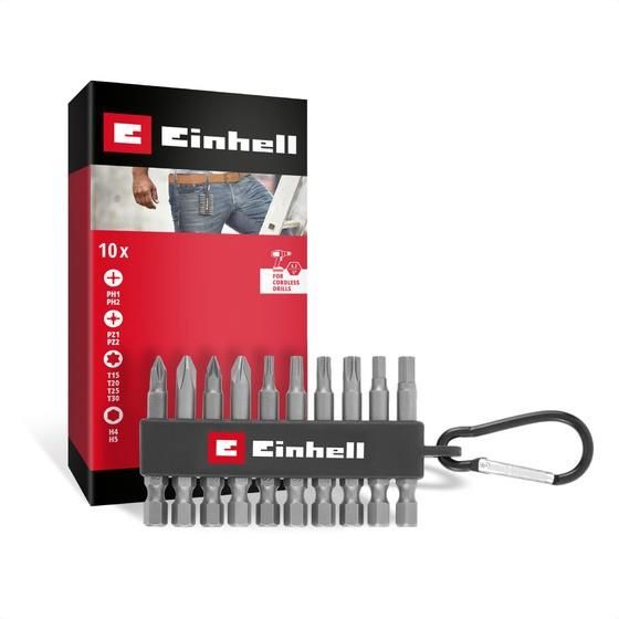 Набір ударних Einhell 50мм карабін 10шт 0.13кг