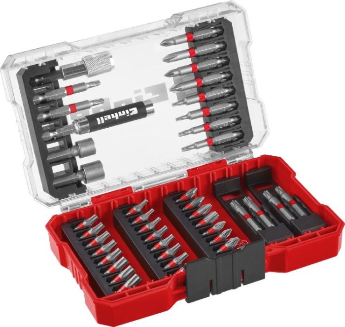 Біти Einhell HEX, PH, PZ, Torx, 50мм, кейс, набір 42шт