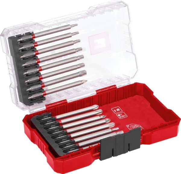 Біти Einhell PH, PZ, Torx, 80мм, кейс набір 16шт