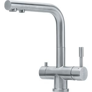 Змішувач для кухні Franke Atlas Clear Water, довж.виливу - 214мм, поворотний, 1+1фільтр, нерж