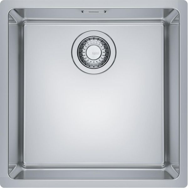 Кухонна мийка Franke Maris MRX 210-40/127.0598.745/нержав.сталь полірована/квадратна/440х440х180/врівень зі стільницею SlimTop