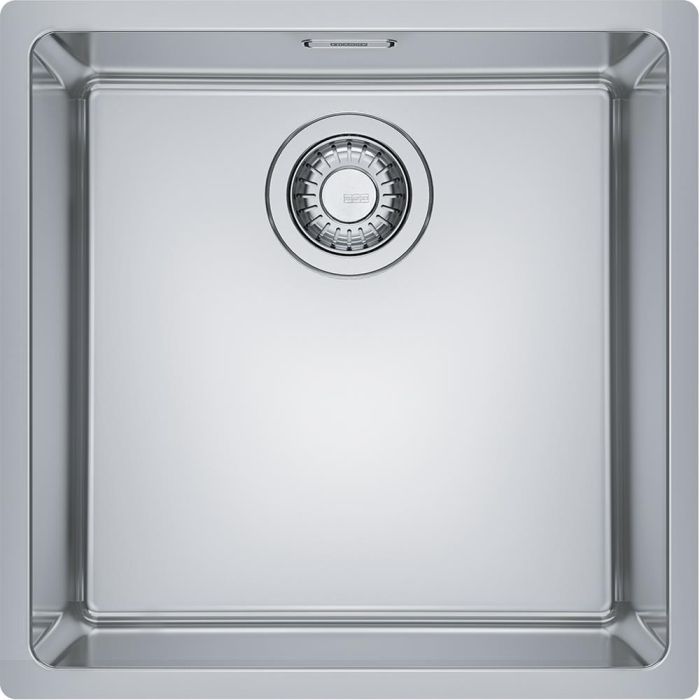 Кухонна мийка Franke Maris MRX 210-40/127.0598.745/нержав.сталь полірована/квадратна/440х440х180/врівень зі стільницею SlimTop