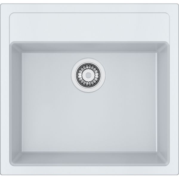 Мийка кухонна Franke Sirius тектонайт, прямокут., без крила, 560х530х200мм, чаша - 1, врізна, білий