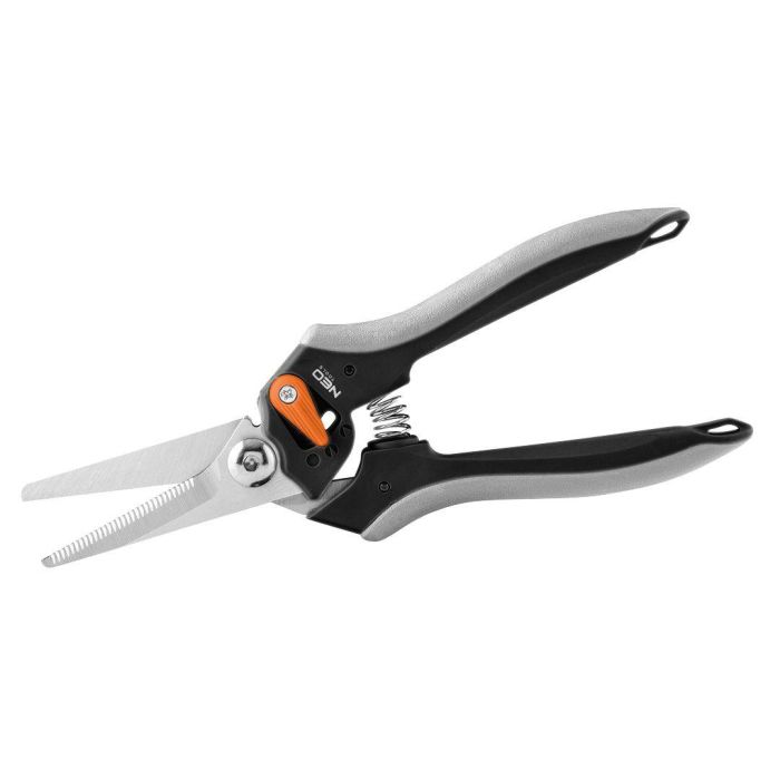 Секатор площинний Neo Tools, D різу 6мм, 210мм, 184г