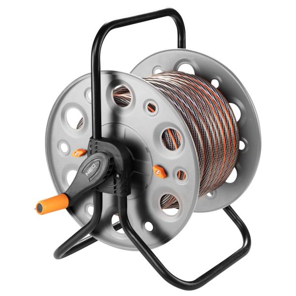Котушка для шланга Neo Tools на підставці 100м 1/2" 30м 3/4"