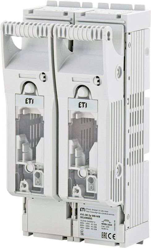 Тримач ETI, KVL-00 160A 2Р (M8-M8)