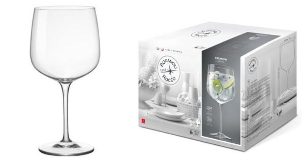 Набір келихів для коктейлю Bormioli Rocco Premium Cocktail Xlt, 755мл, h218мм, 6шт, скло, прозорий