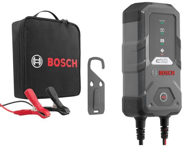 Зарядний пристрій Bosch C10, 12В, 5-120А·год, 3.5А, IP65 (0 189 911 010)