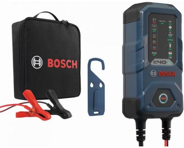 Зарядний пристрій Bosch C40-LI, 6/12В, 1.2-120А·год, 5А, IP65 (0 189 921 040)