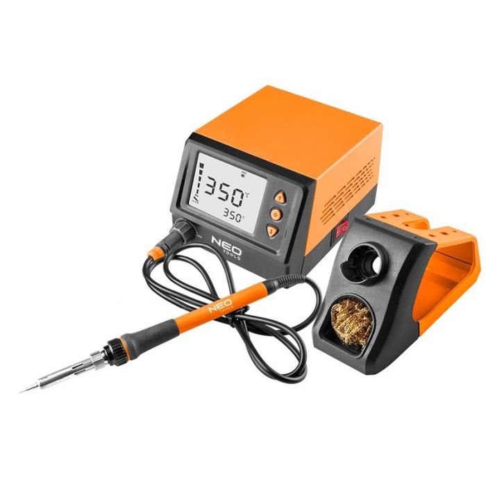Паяльна станція Neo Tools SL1 60Вт 180-450 °С РК-дисплей ESD захист автоматичне відключення