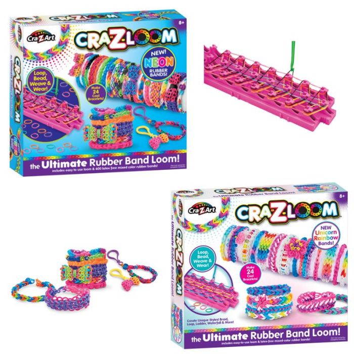 Набір для виготовлення браслетів Cra-Z-Art Ultimate Rubber Band Loom в асорт.