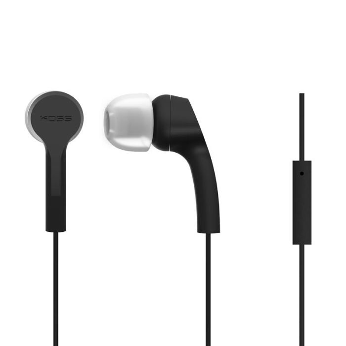 Навушники In-ear Koss KEB9i 3.5 mini-jack, Mic, Чорний