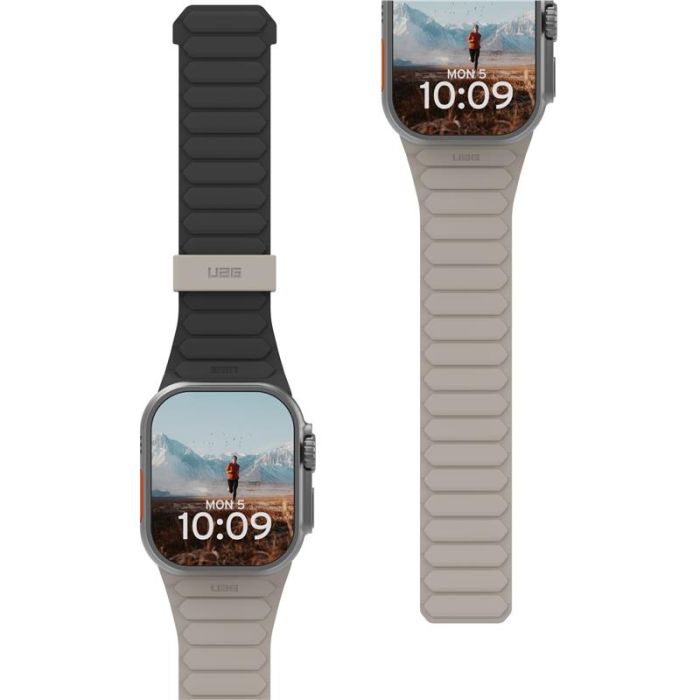 Ремінець UAG для Apple Watch Ultra 2/Ultra-49-45-44mm, Pathfinder, Black/Titanium