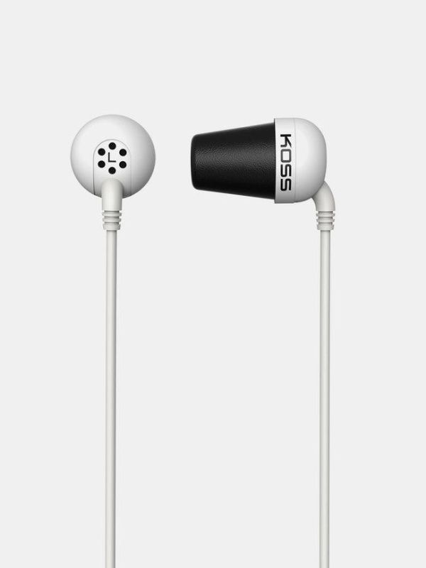 Навушники In-ear Koss The Plug Noise Isolating 3.5 mini-jack, Білий
