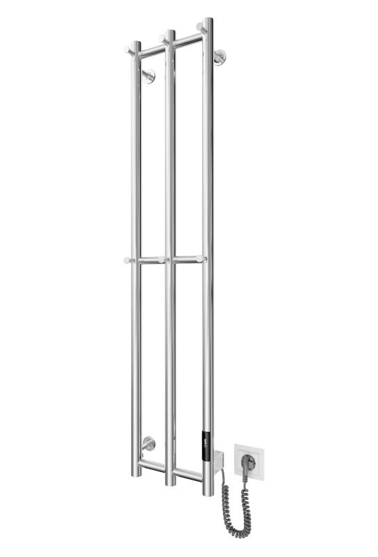 Рушникосушка Mario e-INOX Соле TR 2.0 K, 1170х250х100мм, таймер-регулятор, нерж.сталь, хром