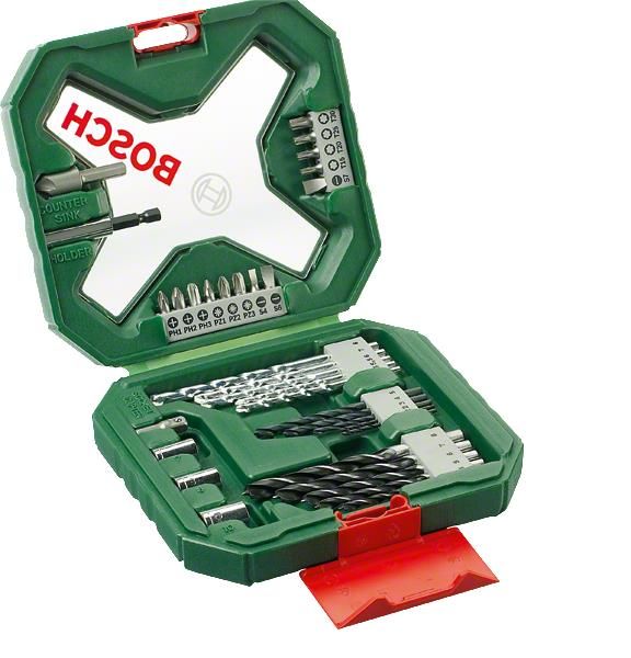 Набір свердел та біт Bosch Professional X-Line, кейс, 34шт