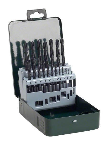 Набір свердел по металу Bosch Professional HSS-R, 1-10мм, 19шт