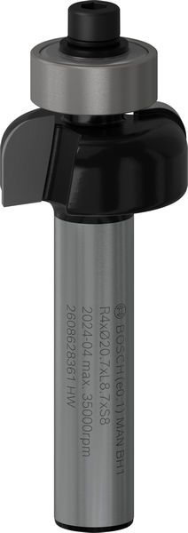 Фреза галтельна профільна Е Bosch Professional Std S8 R4 D20.7 L9