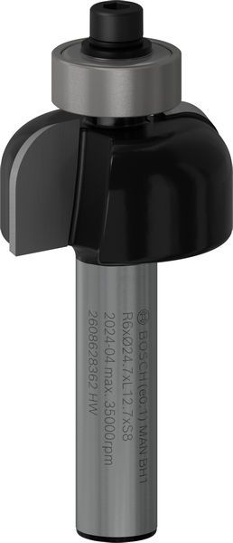 Фреза галтельна профільна Е Bosch Professional Std S8 R6 D24.7 L13