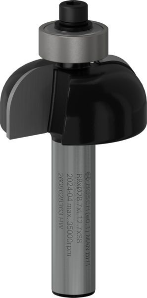 Фреза галтельна профільна Е Bosch Professional Std S8 R8 D28.7 L13