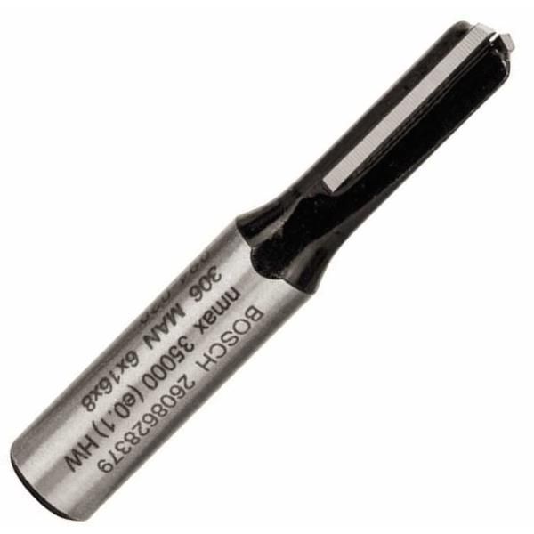 Фреза пазова Bosch Professional з двома лезами Std S8 D6 L16