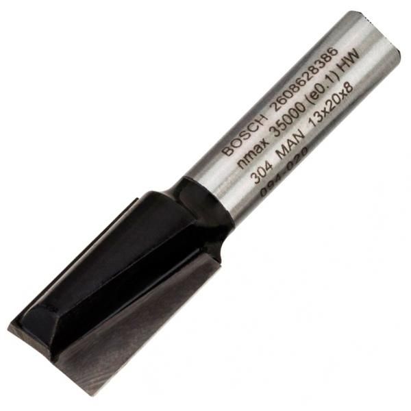 Фреза пазова Bosch Professional з двома лезами Std S8 D7 L20