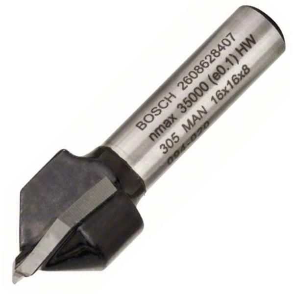 Фреза пазова V-подібна Bosch Professional V Std S8 D16 L16 90°