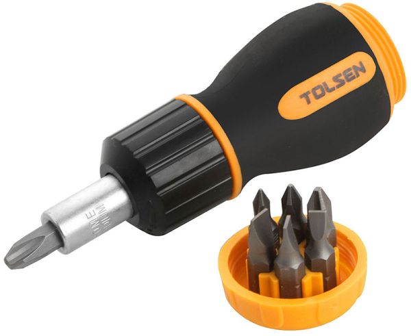 Біти Tolsen, 1/4", бітотримач, набір 7шт